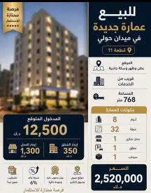 عمارة للبيع في ميدان حولي