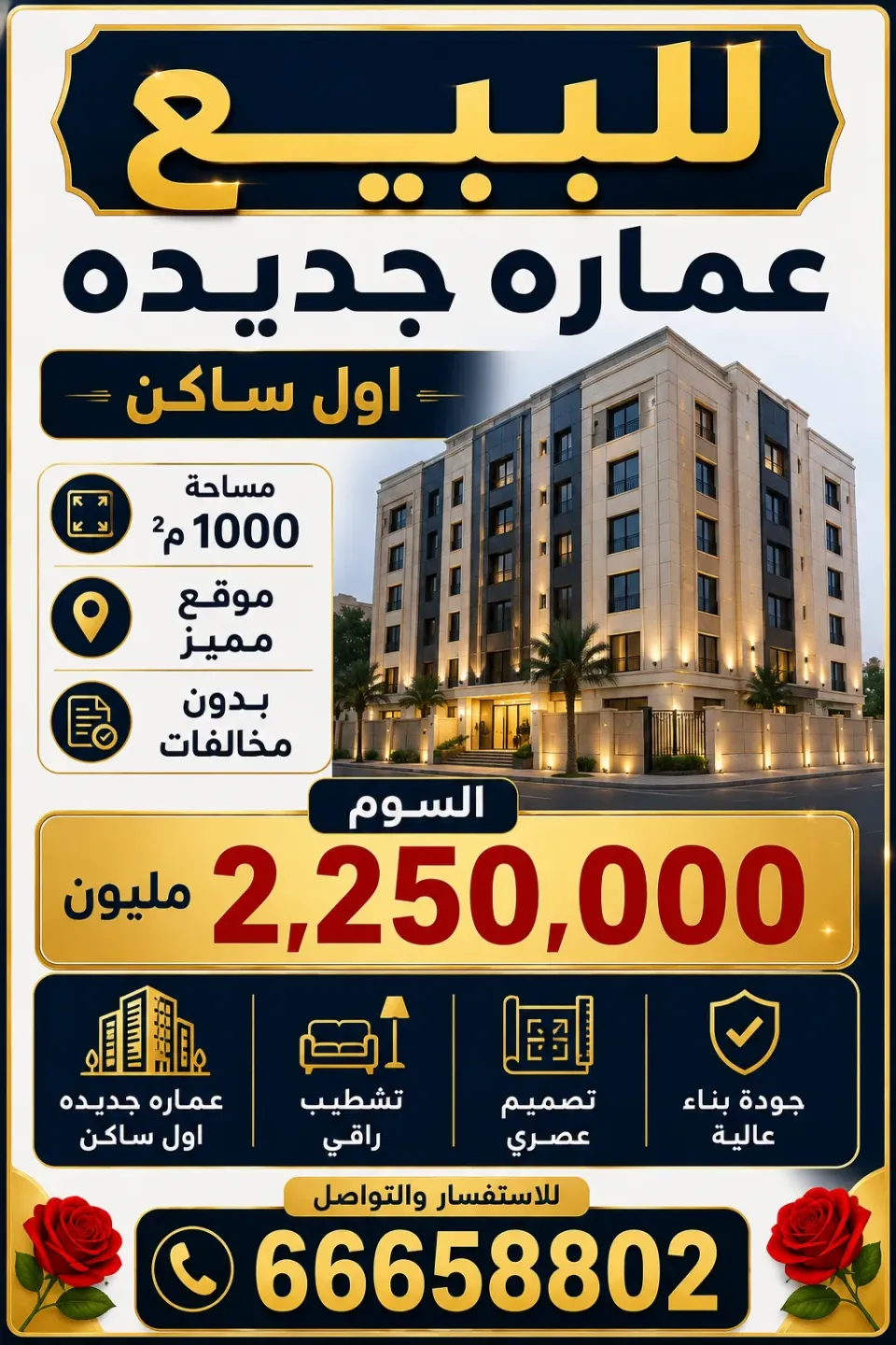 عمارة للبيع في المهبولة