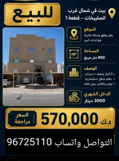 بيت للبيع في شمال غرب الصليبيخات – البوم