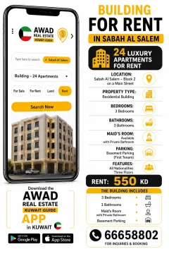Building For Rent in Sabah Al Salem