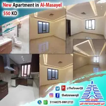 للإيجار بالمسايل شقة راقية أول ساكن 3 غرف