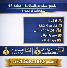 عمارة للبيع في حولي